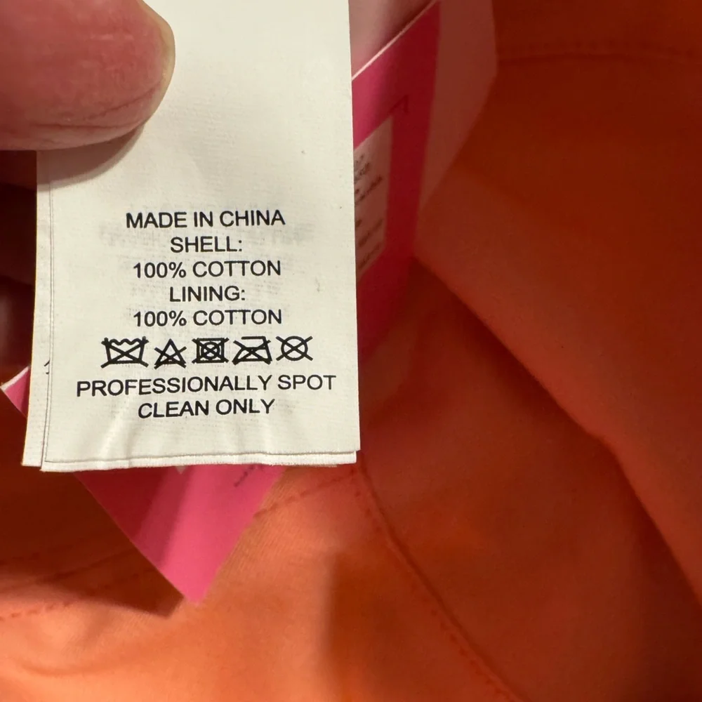 Kate Spade Reversible Bucket Hat β οΈ Green Palm Print / Pink | NWT~ - Picture 11 of 14